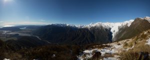 franz-josef-glacier-panorama - trip hike in new zealand 2017 best guide where to stay what to eat